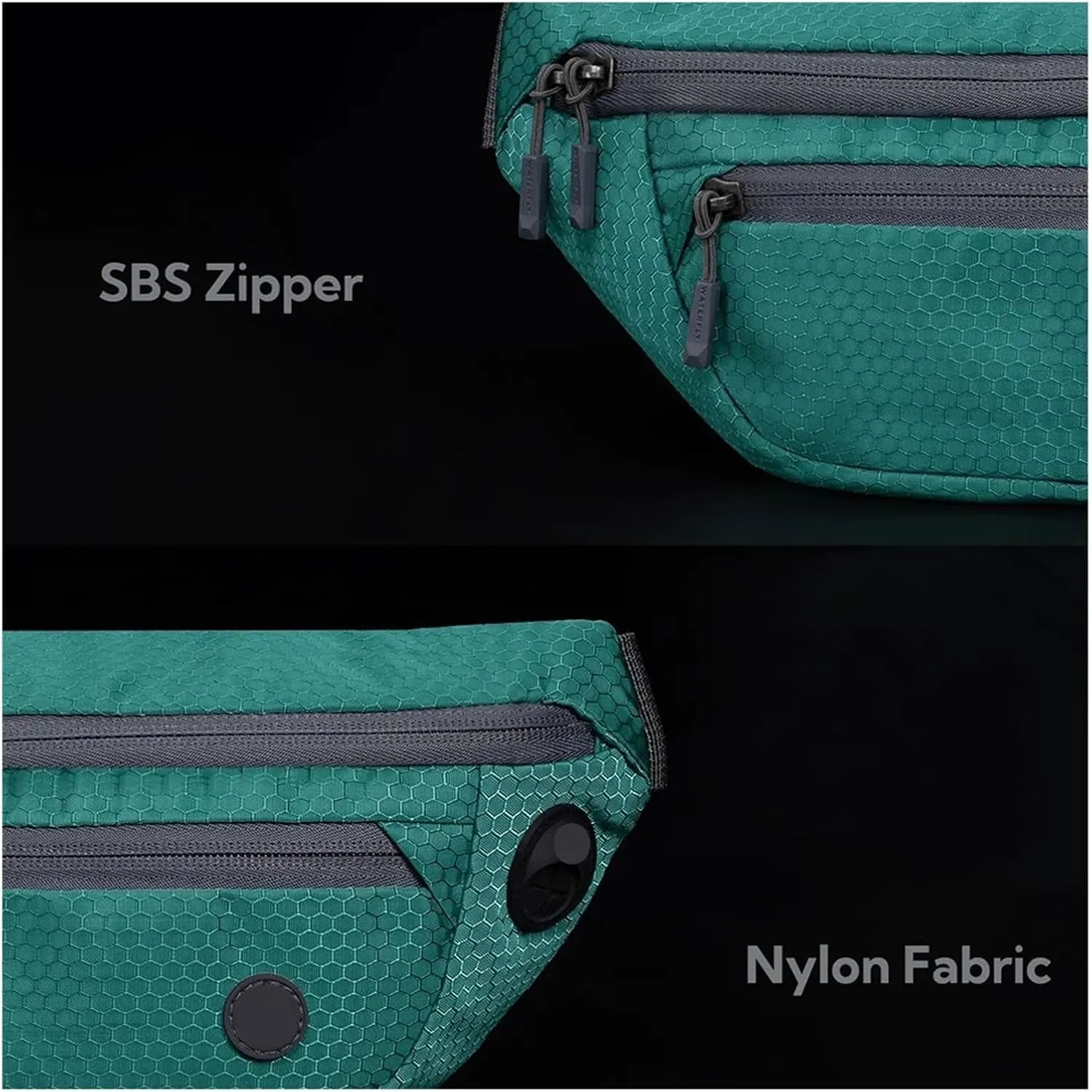 Sport Small Sporty Unisex Waist Bag Stylish Lightweight Hipbag Outdoor Travel Hiking Travel Men Women(Green)