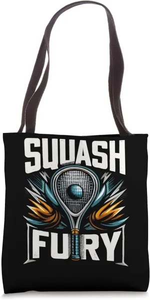 Squash Racket Vintage Stylish Squash Player Tote Bag