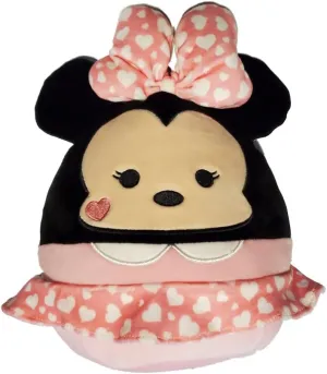 Squishmallow Official Kellytoy Plush Valentines 8 Inch Squishy Soft Plush (Minnie Mouse)