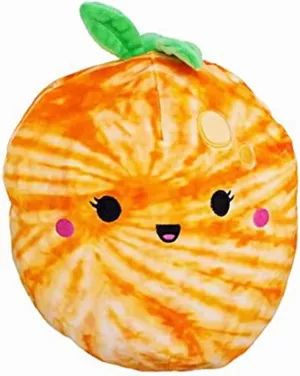 Squishmallow Oficial Kellytoy Food Squad Plush Toys Soft Plush Animal (8 Inch, Judy Tangerine (Scented))