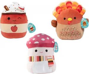 Squishmallows 10-Inch 3-Squish Set - Get Three Jumbo Official Jazwares 10" for Less - Collectible Soft & Squishy Stuffed Animal Toy - Gift for Kids, Girls & Boys