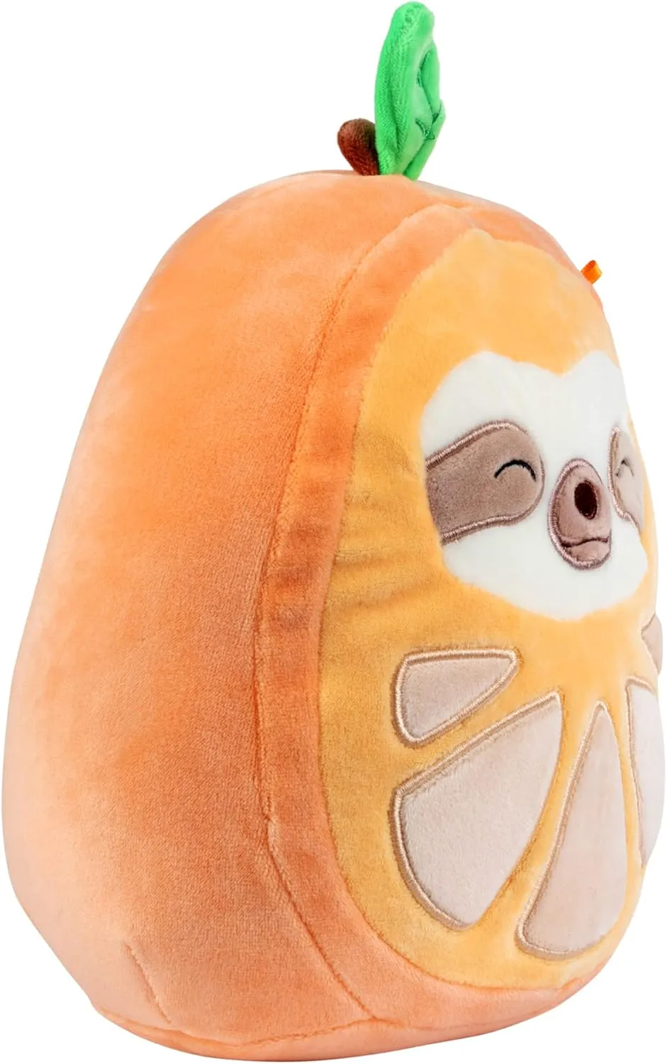 Squishmallows Original 8-Inch Simon The Orange Sloth - Official Jazwares Plush - Collectible Soft & Squishy Sloth Fruit Stuffed Animal Toy - Add to Your Squad - Gift for Kids, Girls & Boys