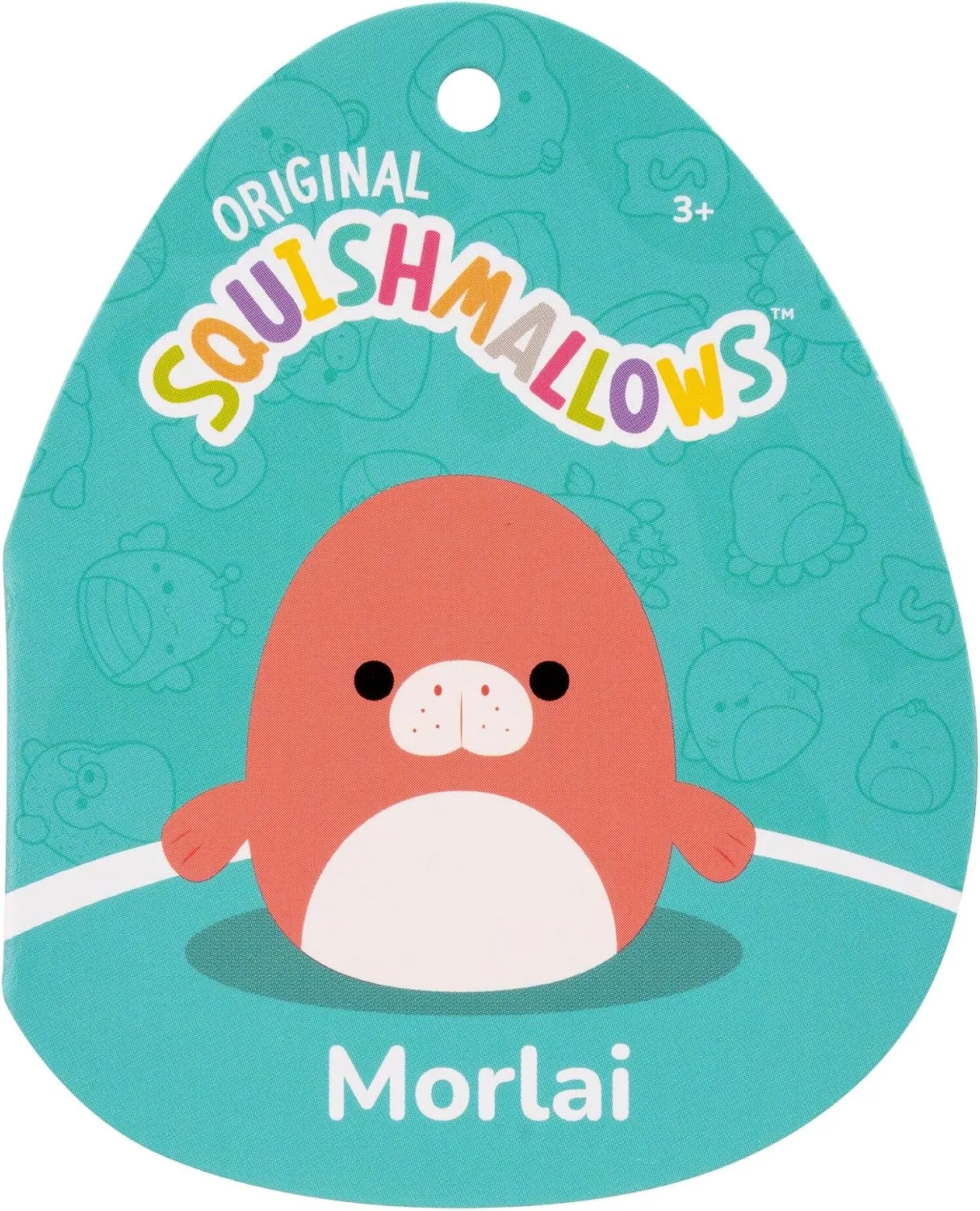 Squishmallows SQCR06634 Morlai The Sea Manatee Official Kelly Toys Plush Super Soft Plush 40 cm