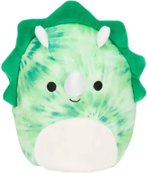 Squishmallows SQJW21-75GT-8 7.5" Rocio The Green Triceratops Ultra Soft Plush Toy, Multi
