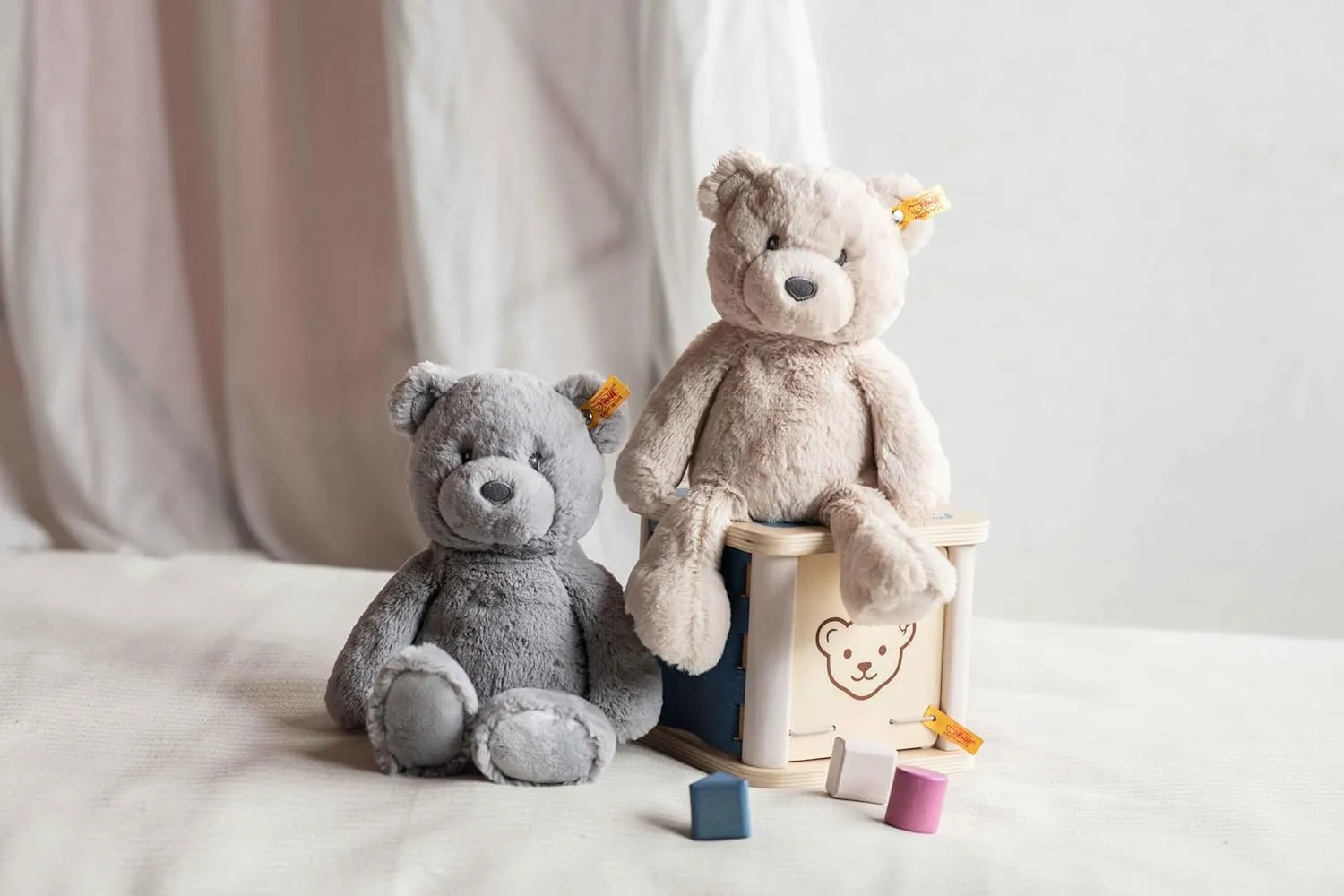 Steiff Soft Cuddly Friends Bearzy Teddy Bear, Beige