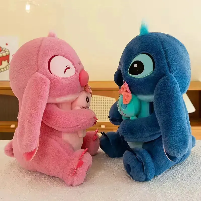 Stitch Holding Bow Doll Plush Toy