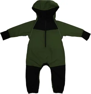 Stonz Kids Rain Suit - Toddler & Kids One Piece Outdoor Coverall with Hood - Waterproof Kids Clothes with Reflective Seams