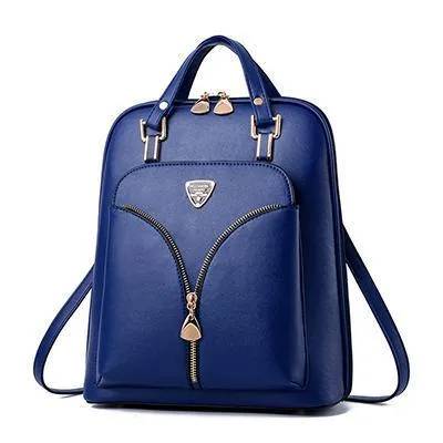 Streamlined Backpack Women's Leather Theft Local delivery Anti