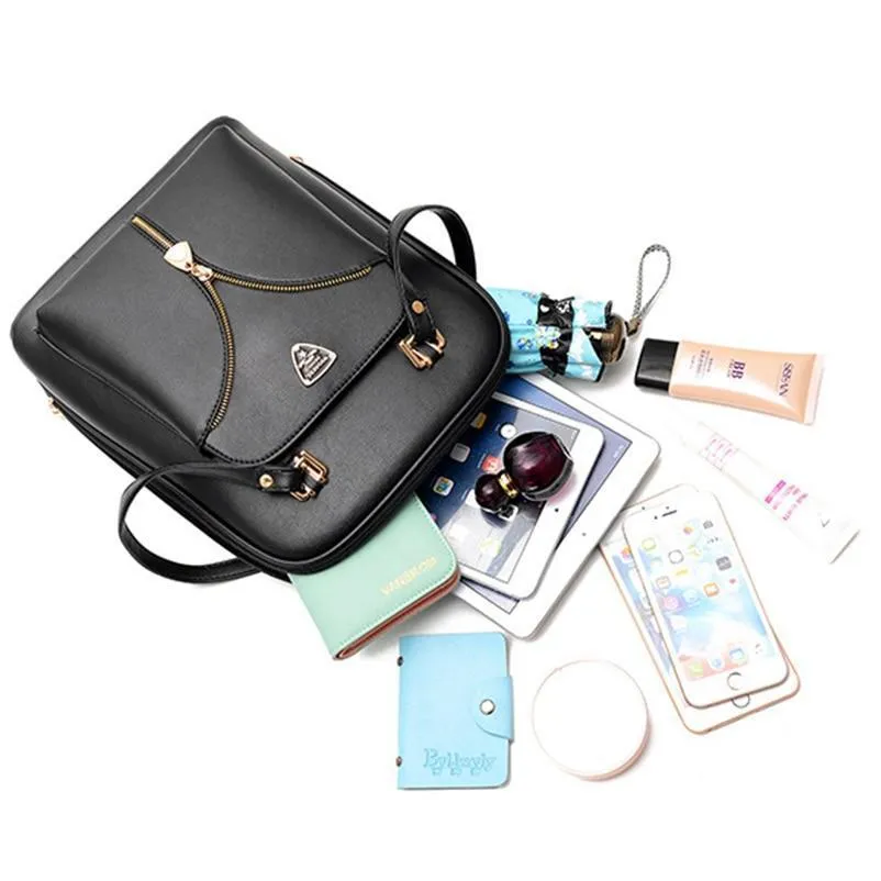 Streamlined Backpack Women's Leather Theft Local delivery Anti