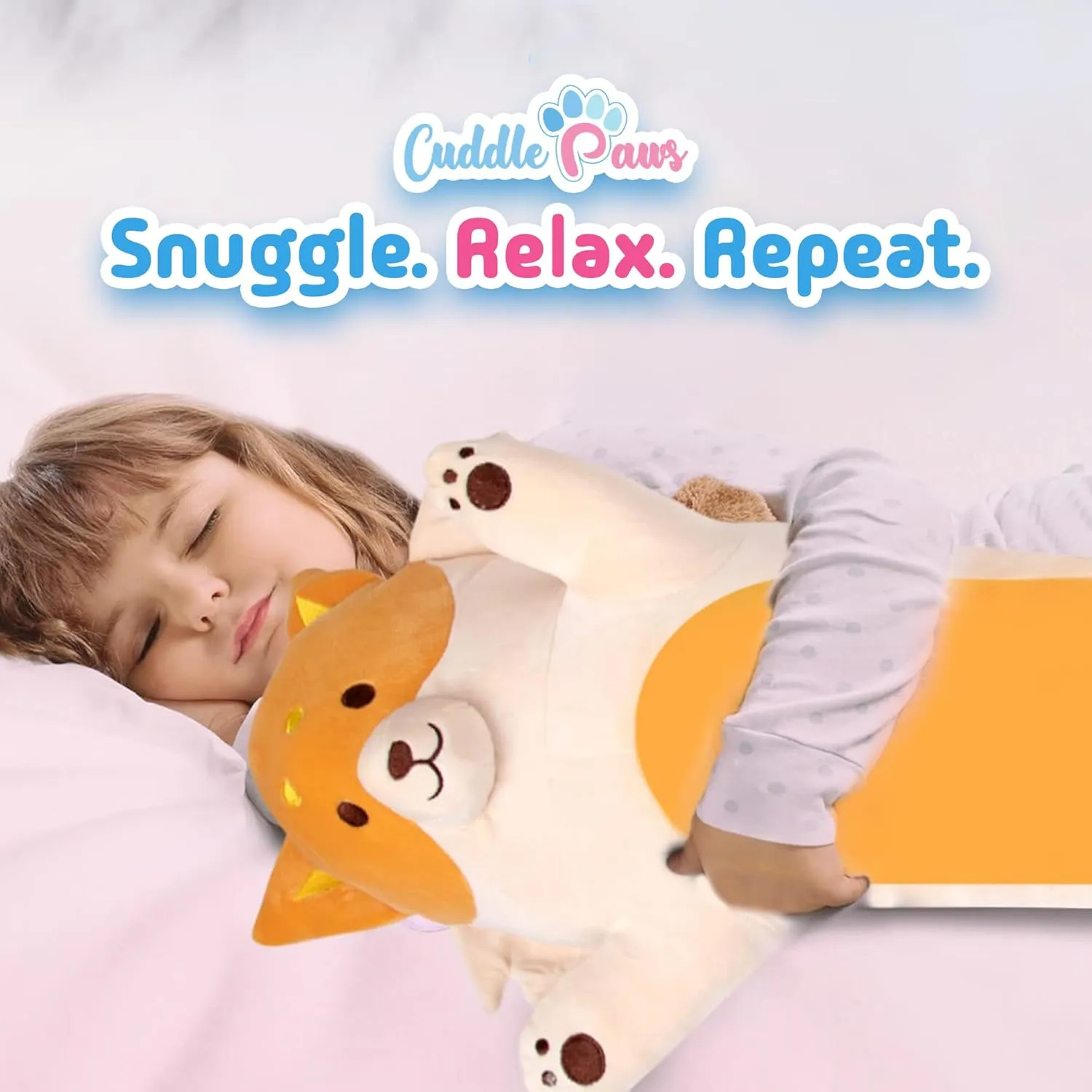 Stuffed Animal Fox Pillow – Soft Plush Toy & Throw Pillow for Kids, Small (23 Inches), for Girls