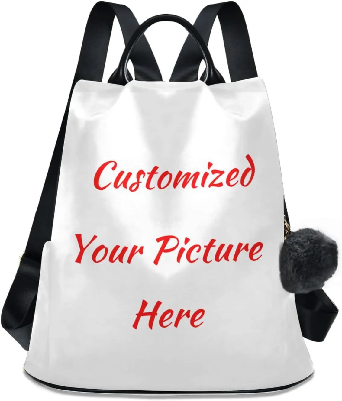 SUABO Custom Backpack Purse for Women, Anti Theft Personalized Photo Shoulder Bag Fashion Ladies Travel Bags