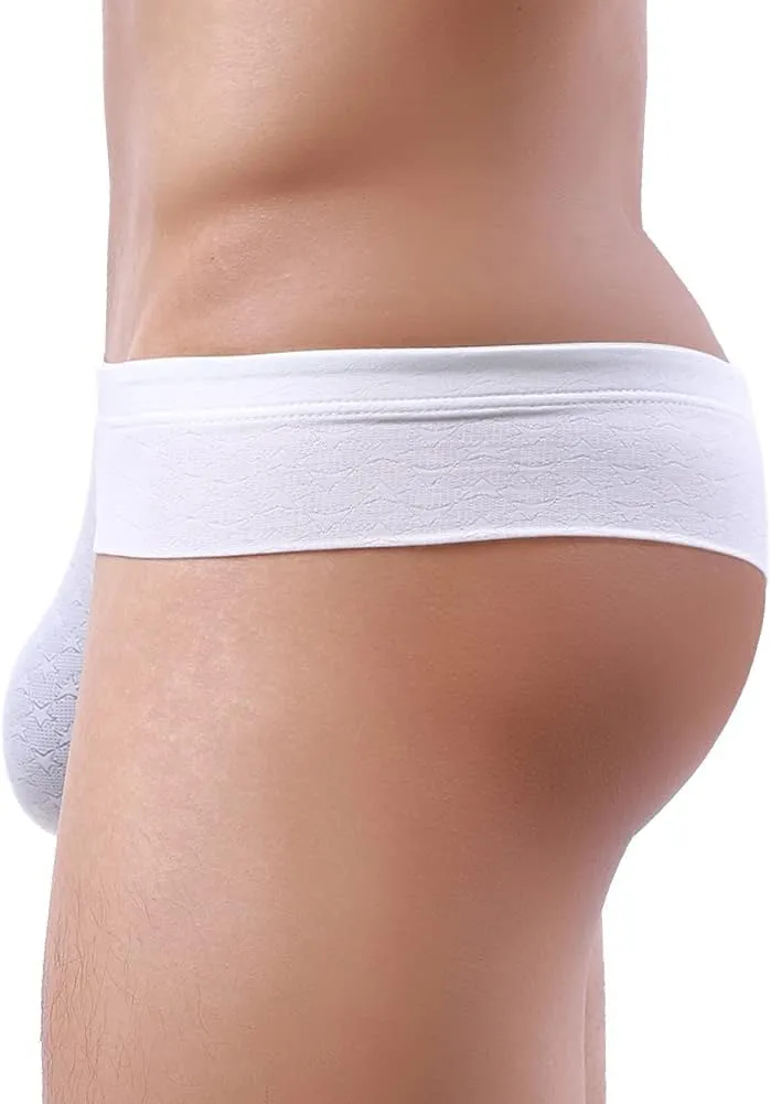 Summer Code Mens Underwear Briefs Soft Breathable Underpants Low Rise Trunks Pack