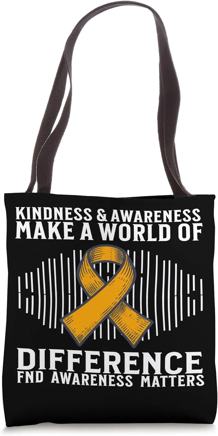 Support FND Awareness Functional Neurological Disorder Tote Bag