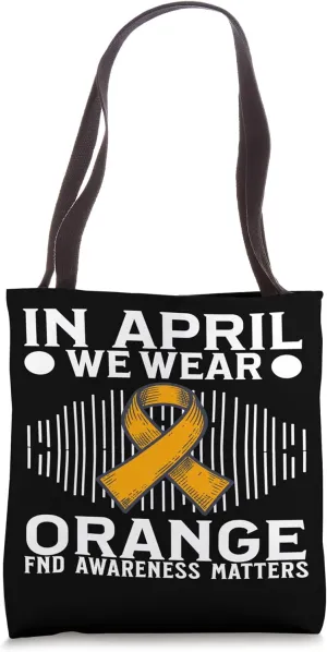 Support FND Awareness Functional Neurological Disorder Tote Bag