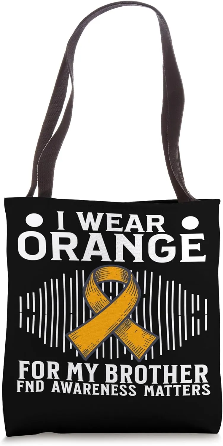 Support FND Awareness Functional Neurological Disorder Tote Bag