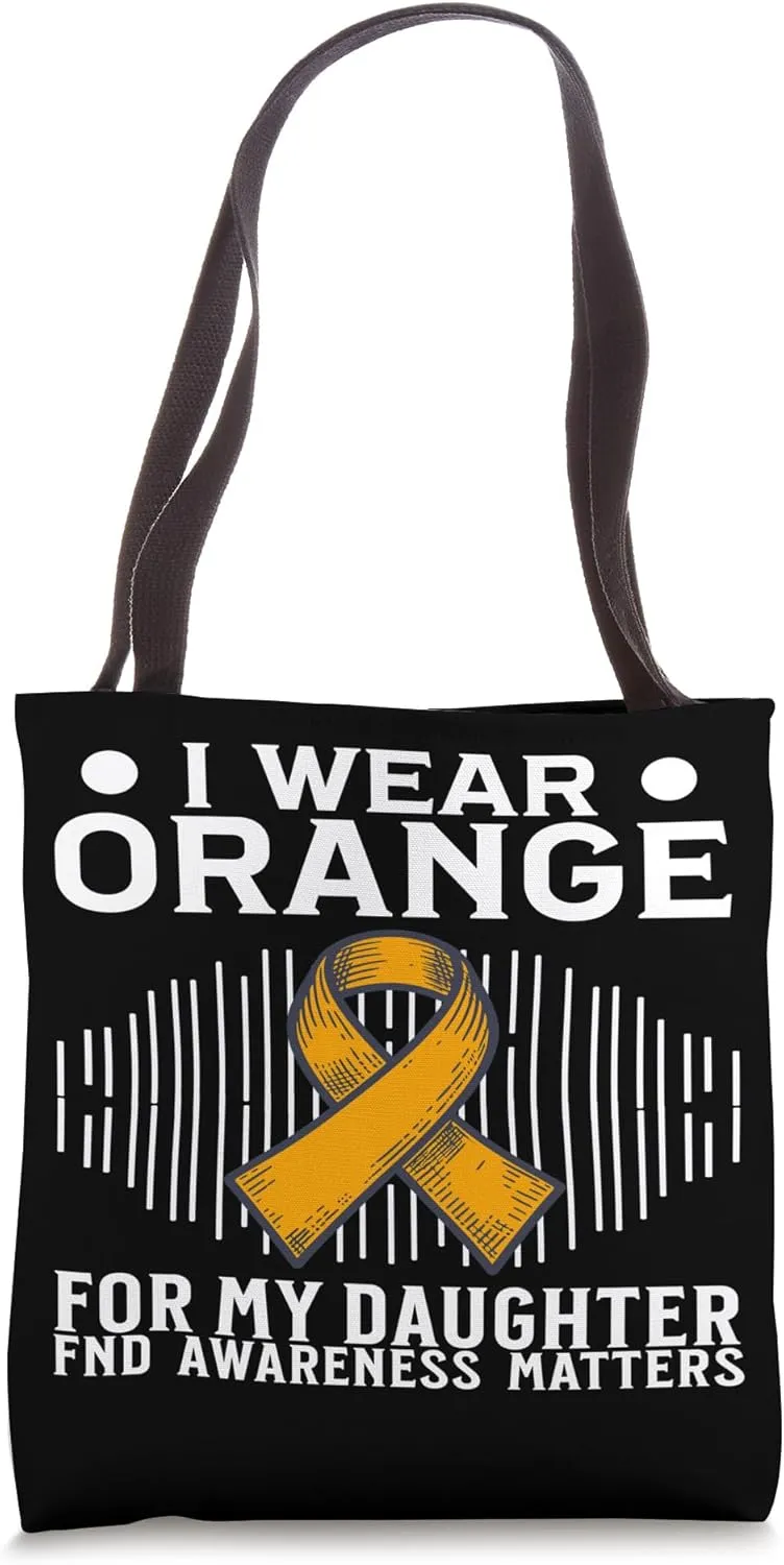 Support FND Awareness Functional Neurological Disorder Tote Bag