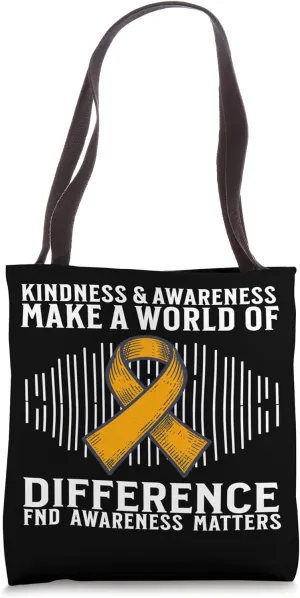Support FND Awareness Functional Neurological Disorder Tote Bag