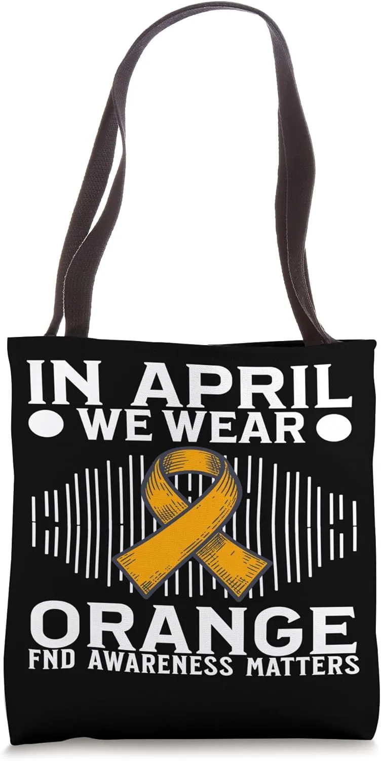 Support FND Awareness Functional Neurological Disorder Tote Bag