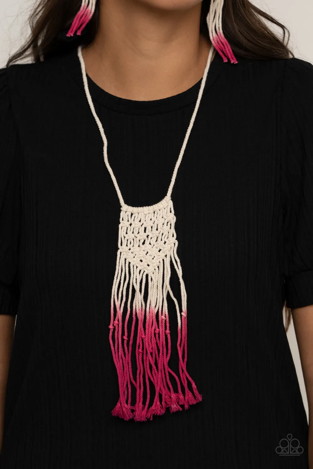 Surfin The Net - Pink Paparazzi Accessories