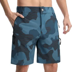 Suwangi Mens Hiking Cargo Shorts Quick-Dry Outdoor Athletic Short Travel Fishing Golf Tactical Short for Men with Multipocket