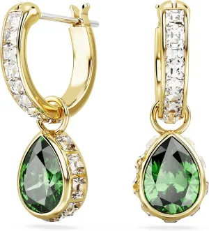 Swarovski Chroma Stud Earring Collection, Rhodium and Gold Tone Finishes, Multi-Color Crystals