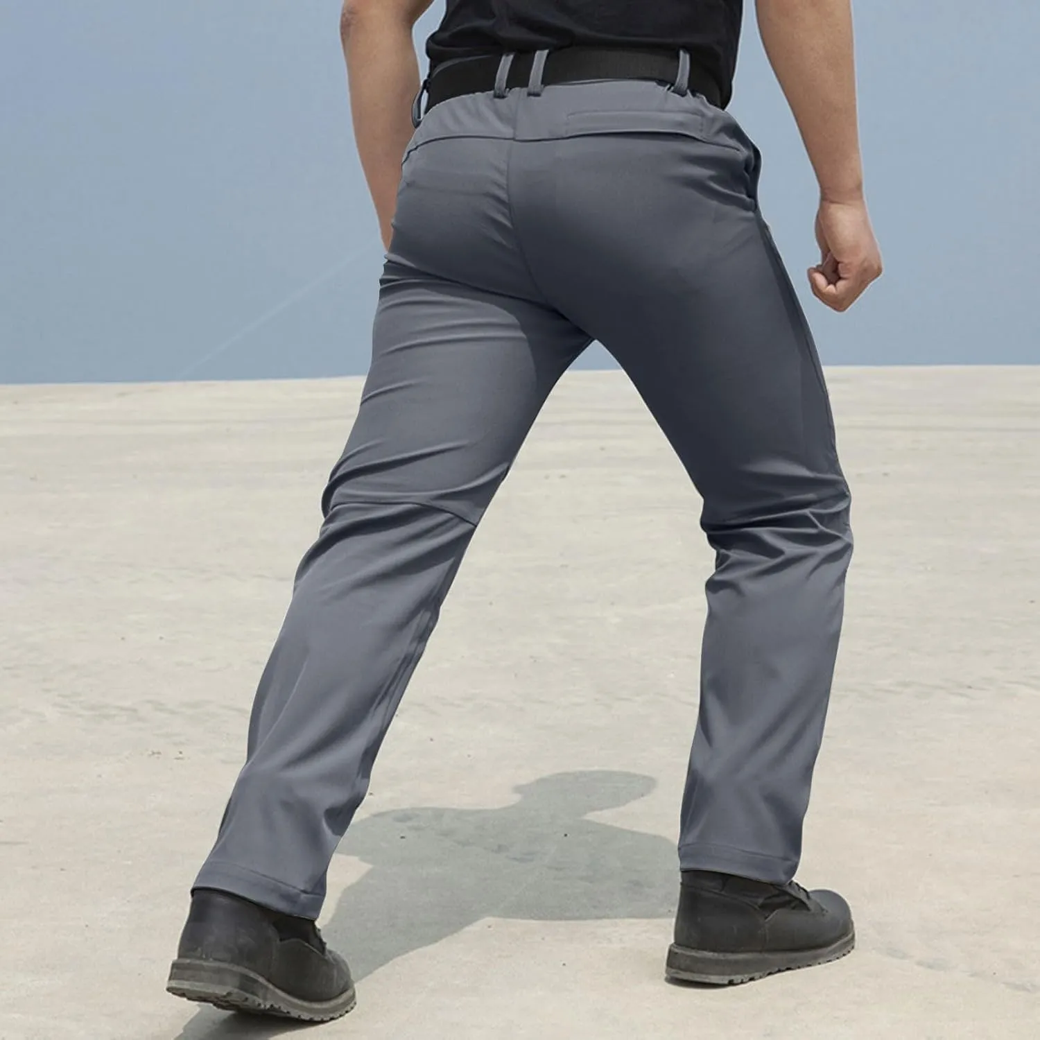 Tactical Pants for Men Flex Ripstop Water Resistant Hiking Pants Slim Fit Quick Dry Waterproof Trousers Multi-Pockets