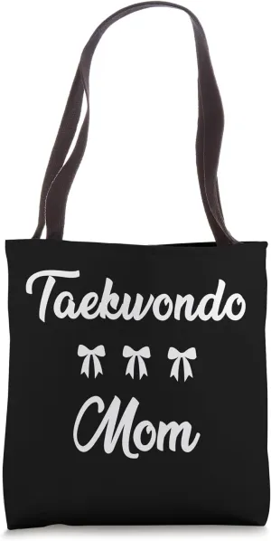 Taekwondo Mom Martial Art Sports Moms Stylish Game Day Tote Bag
