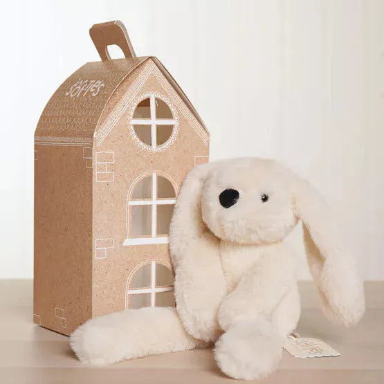 Talia The Plush Long Leg Cream Bunny