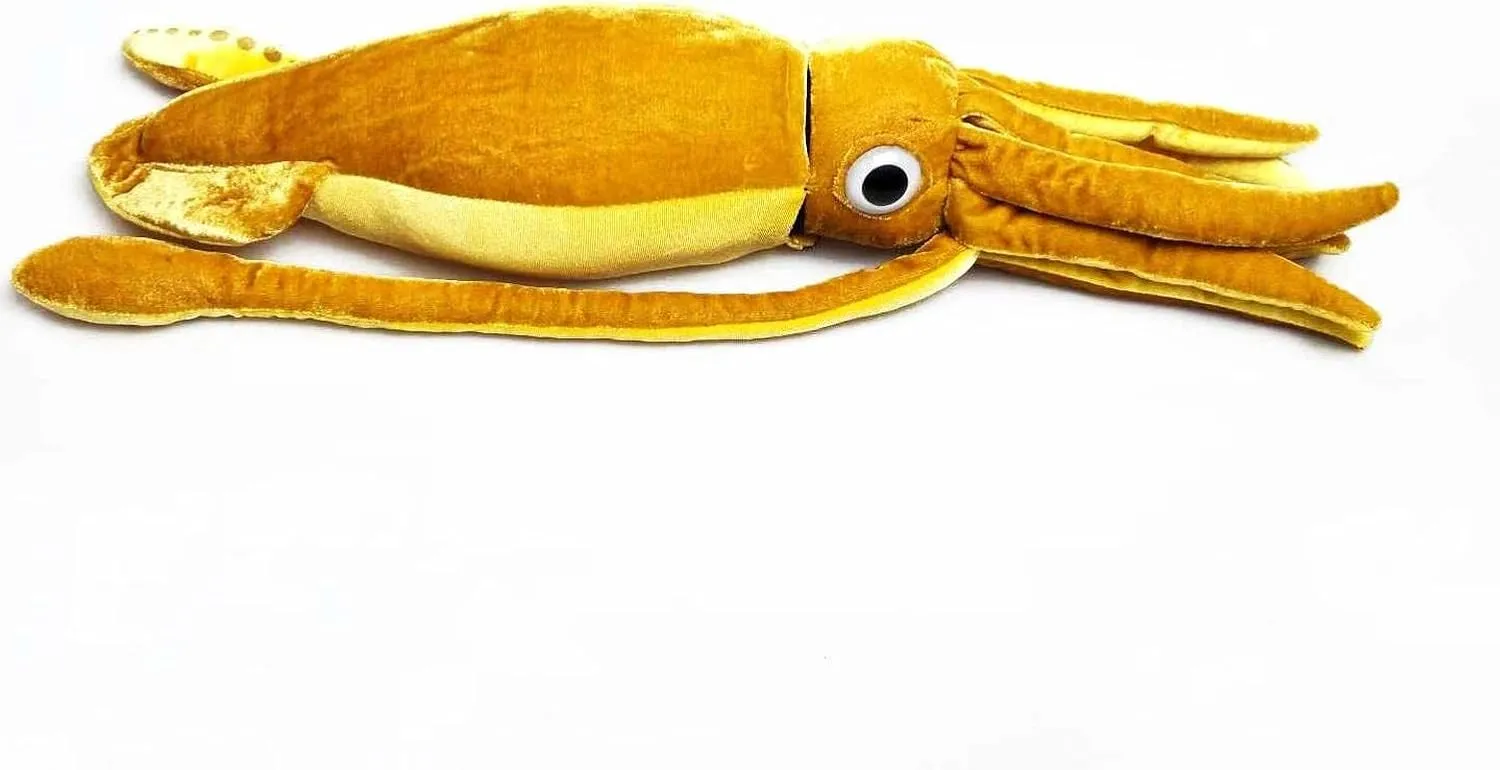 TAMMYFLYFLY Ocean 31" Kraken The Giant Squid Plush Stuffed Animal Toy Cute