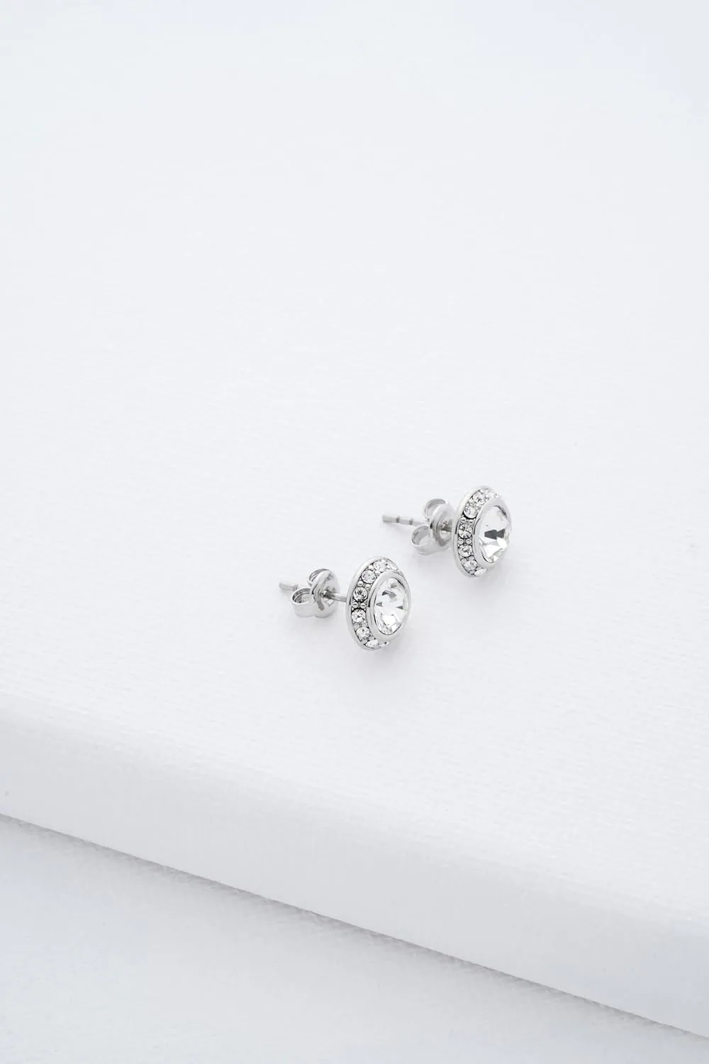 Ted Baker Soletia Solitaire Sparkle Crystal Stud Earrings For Women
