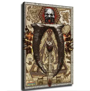 The EIder ScroIIs Oblivion Poster Art Canvas (Poster 16x24)