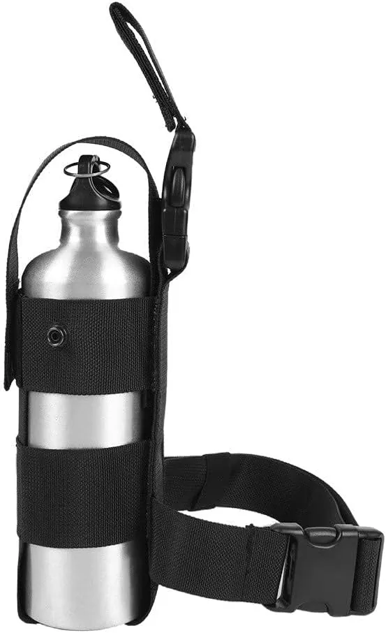 Thigh Pepper Spray Bag, Spray Holster Adjustable Water Sleeve Bag Bottle Holder Open Top Drop Leg Fire Extinguisher Holder for Left/Right Leg