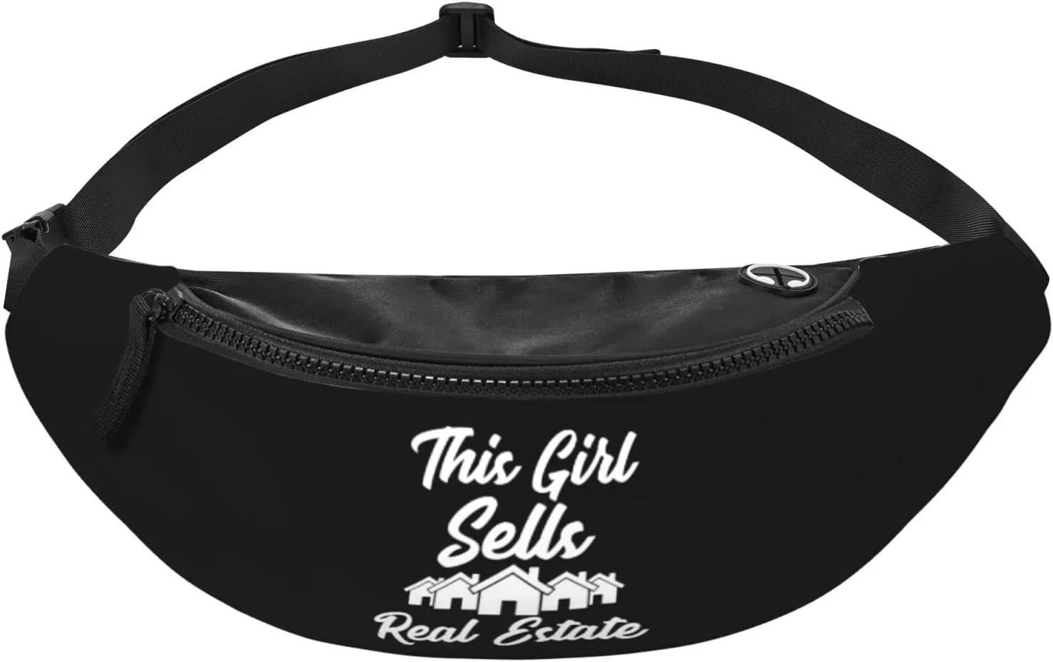 This Girl Sells Real Estate Adjustable Leisure Waistpack Outdoor Sports Running Waistpack Travel Phone Bag