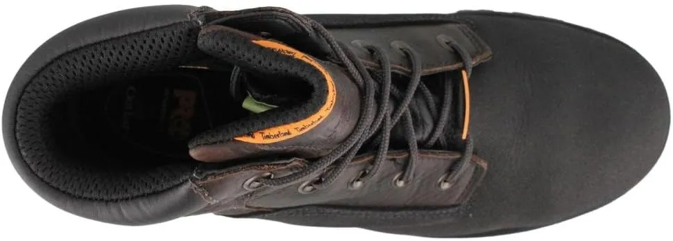 Timberland PRO mens Powerwelt 6 Inch Steel Safety Toe Waterproof Industrial Work Boot