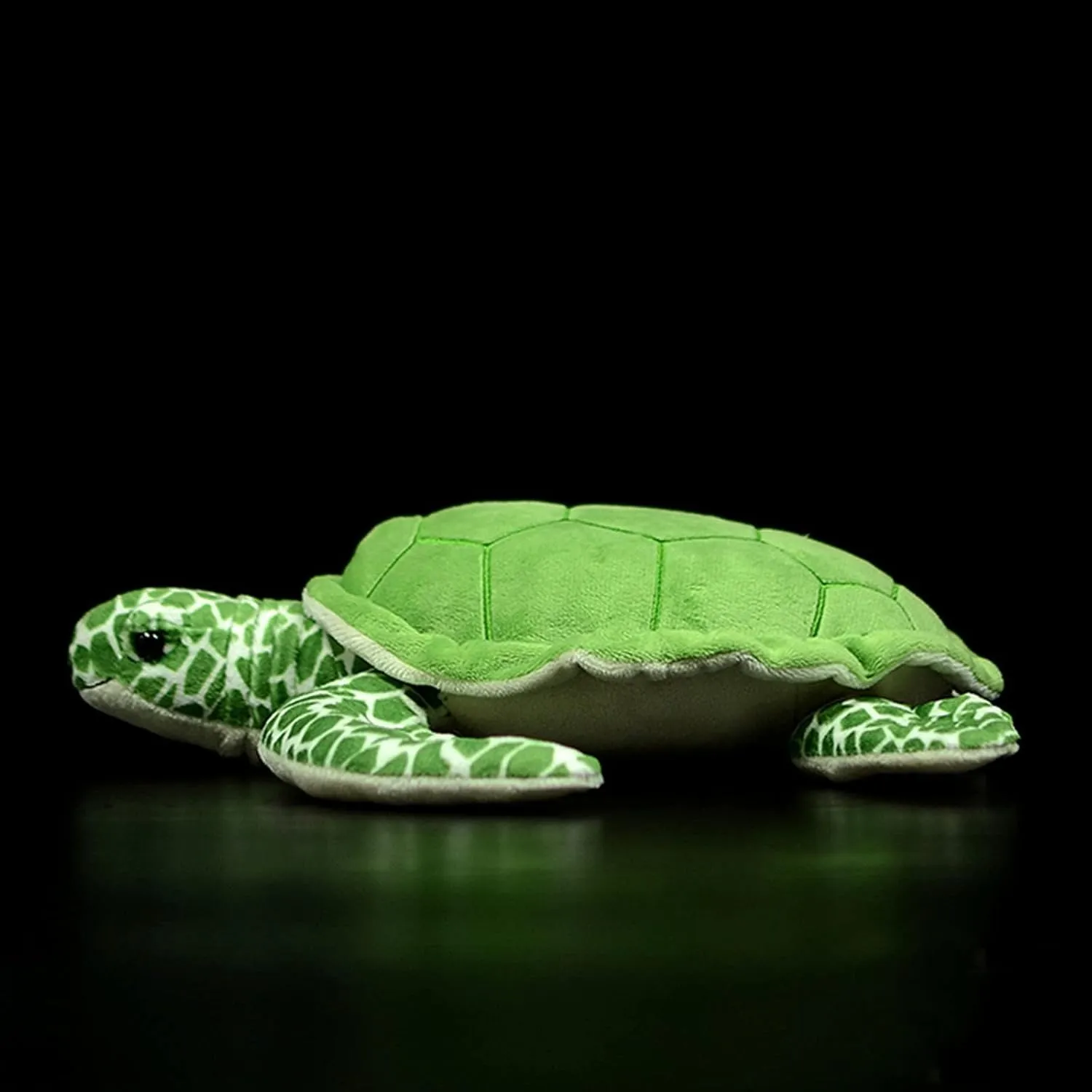 Tiny Heart Sea Turtle Stuffed Animal with Babies, Mommy Turtle Plush Toy with Zipper Pocket, Mini Hatchling Plushie Birthday Party Gift for Kids Girl Boy