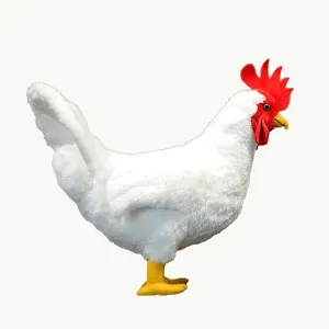 Tiny Heart simulation Rooster Plush Toy, 12.99inch Rooster Stuffed Animal, Soft Rooster Plush Toy, Gift Home Decor for Kids