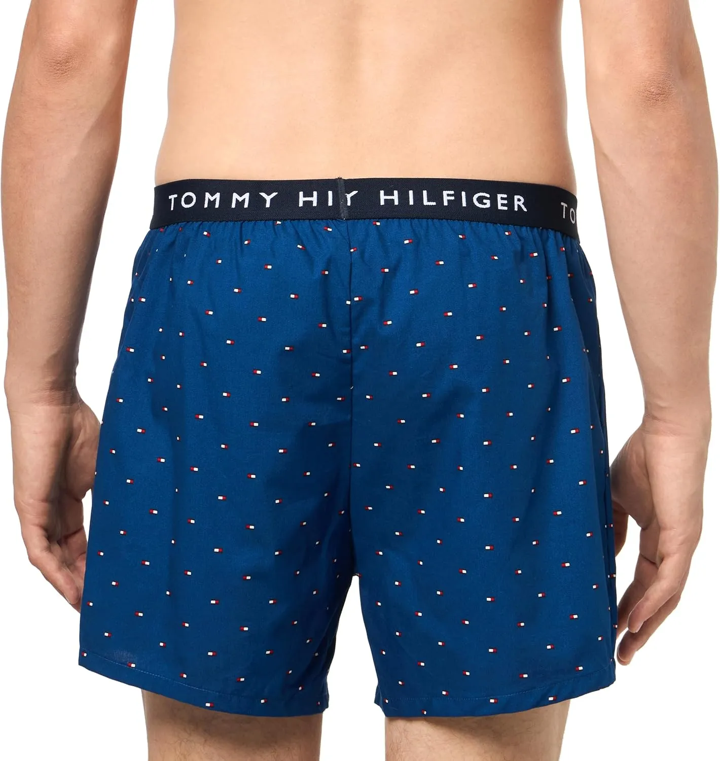 Tommy Hilfiger Men's Cotton Classics Woven Boxers, 4-Pack