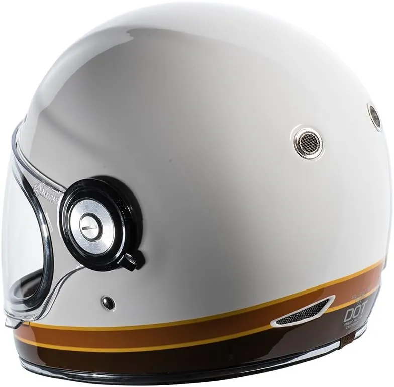 TORC T1/ Newport Retro Fiberglass Full-Face-Helmet-Style Motorcycle Helmet