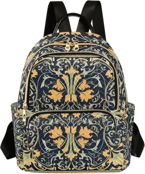 Travel Backpack Purse for Women Fashion Anti-theft Work Casual Arabian Arabic Pattern 3 Daypack Shoulder Bag Medium Size