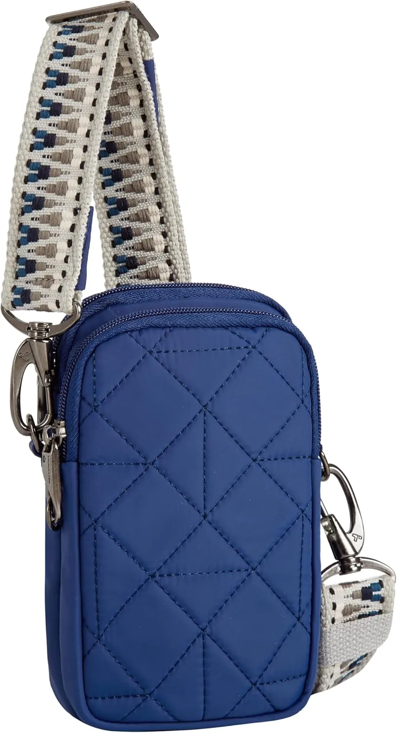 Travelon Anti-Theft Boho 2 Compartment Phone Crossbody