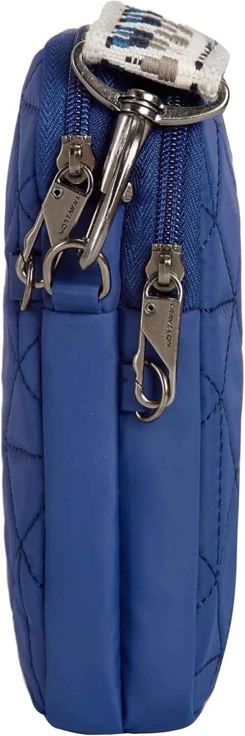 Travelon Anti-Theft Boho 2 Compartment Phone Crossbody