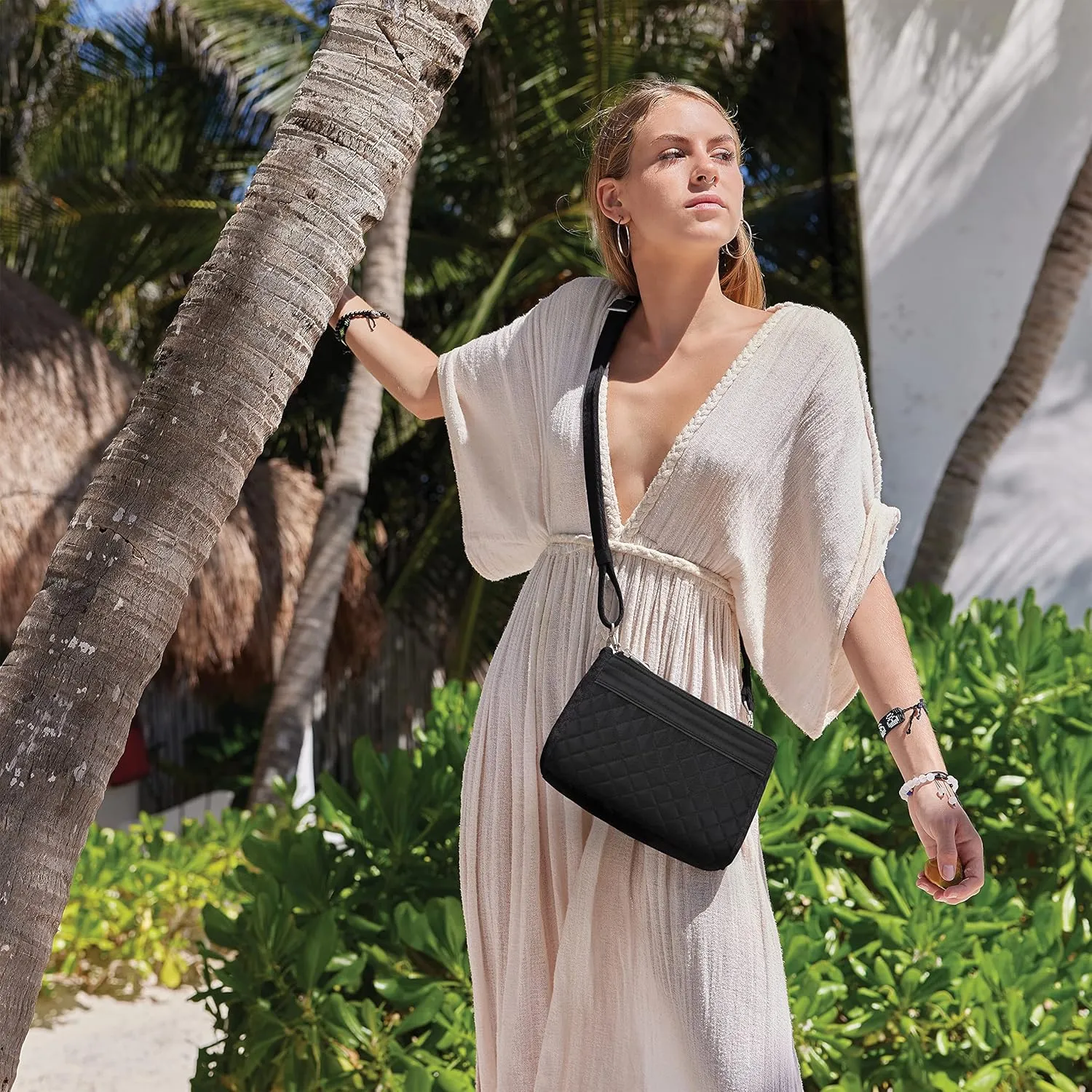Travelon Anti-Theft Boho Clutch Crossbody