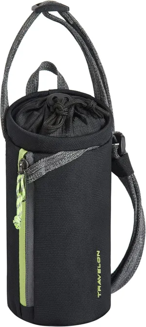 Travelon Greenlander Sustainable Anti-Theft Insulated Water Bottle Bag
