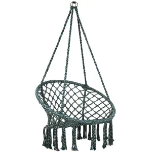 Tri-Weave Macrame Hammock Chair