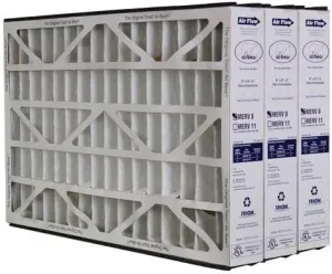Trion Air Bear 255649-101 Pleated Furnace Air Filter 16x25x3 MERV 8 by Trion, 3-Pack