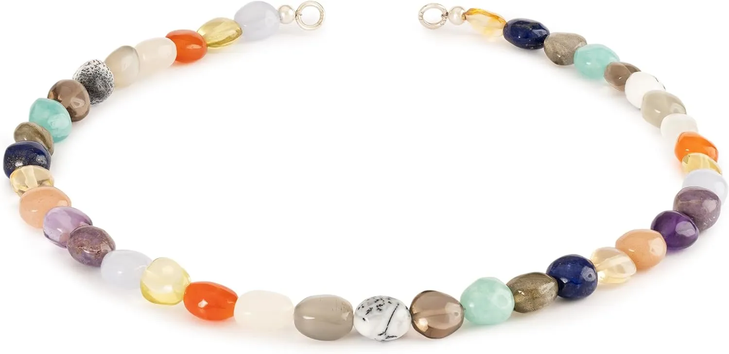 TROLLBEADS You Necklace – Vibrant Multi-Gemstone Necklace for Balance & Harmony | Authentic Brand Stone Necklace | Gemstone | Carpe Diem Collection
