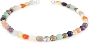 TROLLBEADS You Necklace – Vibrant Multi-Gemstone Necklace for Balance & Harmony | Authentic Brand Stone Necklace | Gemstone | Carpe Diem Collection