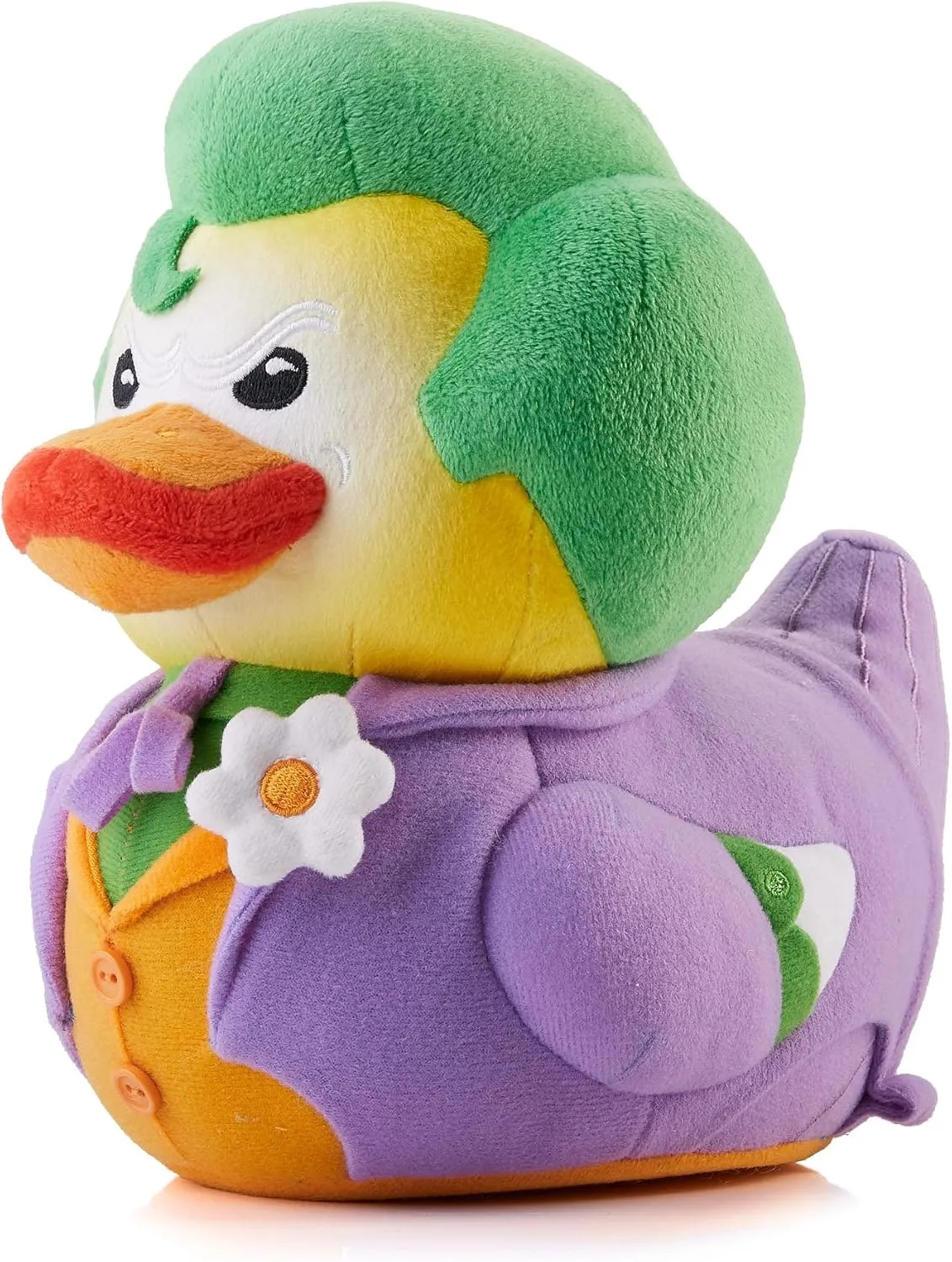 TUBBZ Plush: Batman The Dark Knight - The Joker Cosplaying Rubber Duck Soft Plush Collectible Toy