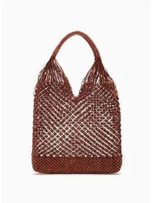 Tulia large knotted hobo shoulder bag