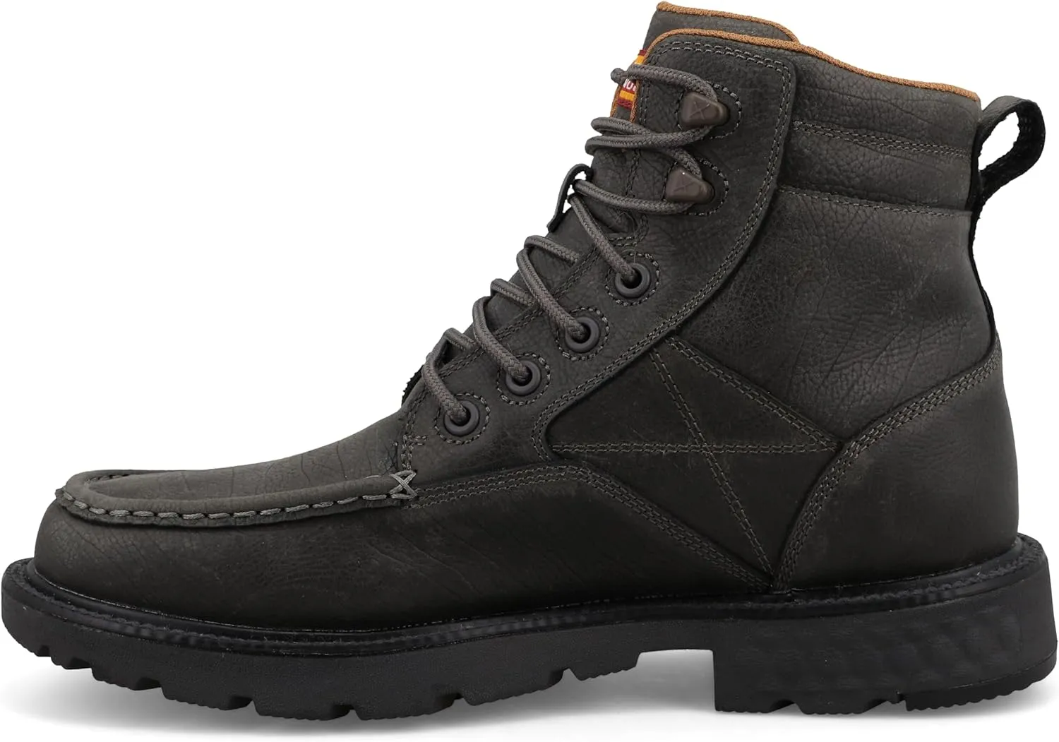 Twisted X Men's 6" Work Boot, Moc Toe with CellStretch